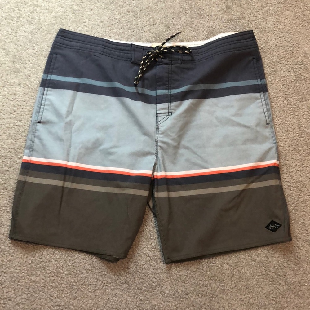 Men’s Ripcurl Surf Craft Striped Swim Shorts